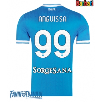SSC Napoli Frank Anguissa #99 Tricou Fotbal Replică 2025-26 Barbati Acasa